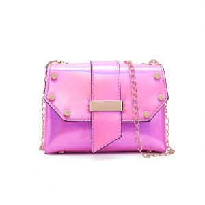 Hot-Pink-Shoulder-Bag-Standing-Up