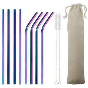 Pearlescent-Stainless-Steel-Straws-11-Pcs-With-Linen-Case