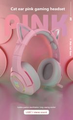 Pink-Cat-Ears-Gaming-Headset-Word-Pink-In-Background