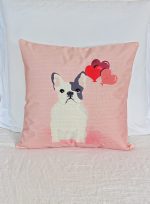 Pink-French-Bulldog-Sofa-Cushion-Cover-Front-View-With-Cushion-Behind