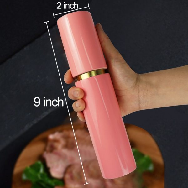 Pink-Salt-and-Pepper-Grinder-Wooden-Manual-With-Measurements