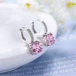 Sterling-Silver-Pink-Crystal-Drop-Earrings