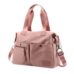 Pink-Handbag-Overnight-Travel-Bag-Standing-Up